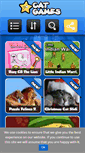 Mobile Screenshot of cat-games.org